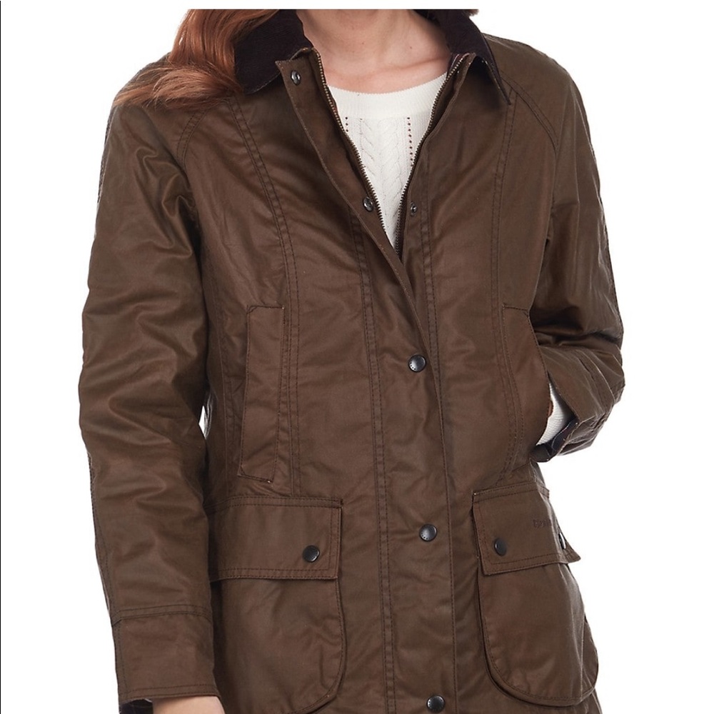 Barbour Beadnell Jacket in Bark